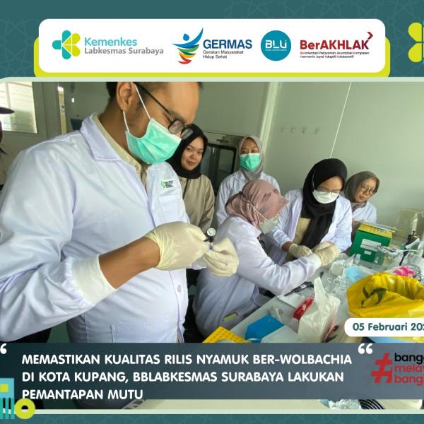 PEMANTAPAN MUTU NYAMUK BER-WOLBACHIA DI KOTA KUPANG